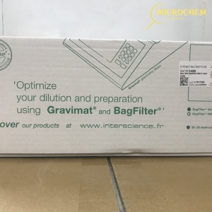 Túi dập mẫu tiệt trùng BAGFILTER P 400 mL, 500cái/hộp, 111425, Interscience