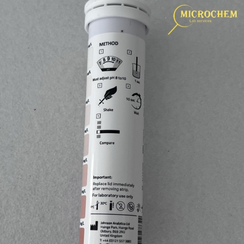 Que kiểm tra nhanh Suphite 0-500ppm, 172.5C Johnson