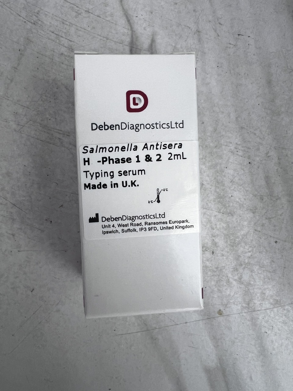 Kháng huyết thanh đa giá Salmonella As H Polyvalent phase 1 & 2 Deben 292421